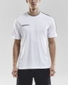 Craft Sport-Tshirt Progress Practise (100% Polyester) weiss/schwarz Herren